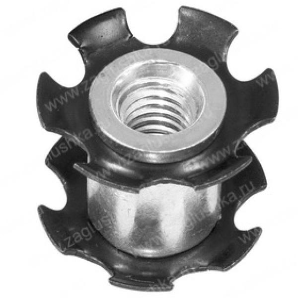 Центрирующая резьбовая втулка диаметром 19 мм с резьбовым отверстием М6 499444